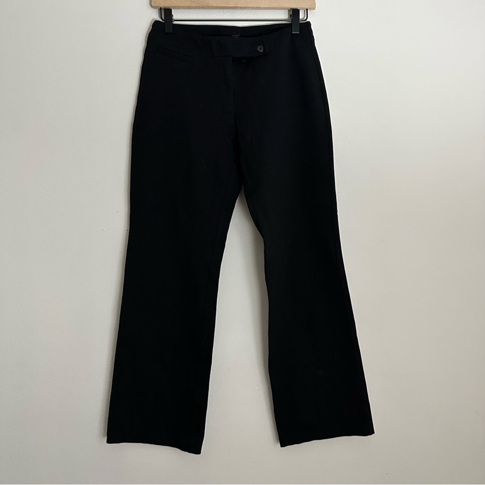 EILEEN FISHER petite black straight leg dress pant - Picture 2 of 7
